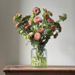 Load image into Gallery viewer, APRICOT ASTERS IN SMALL VASE