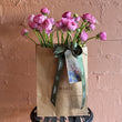 Load image into Gallery viewer, Ranunculus (Double Bunch) + Vase