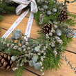 Load image into Gallery viewer, TASMANIAN GROWN AND GATHERED PINECONES IN A WREATH FARMGATE FLOWERS DIRECT