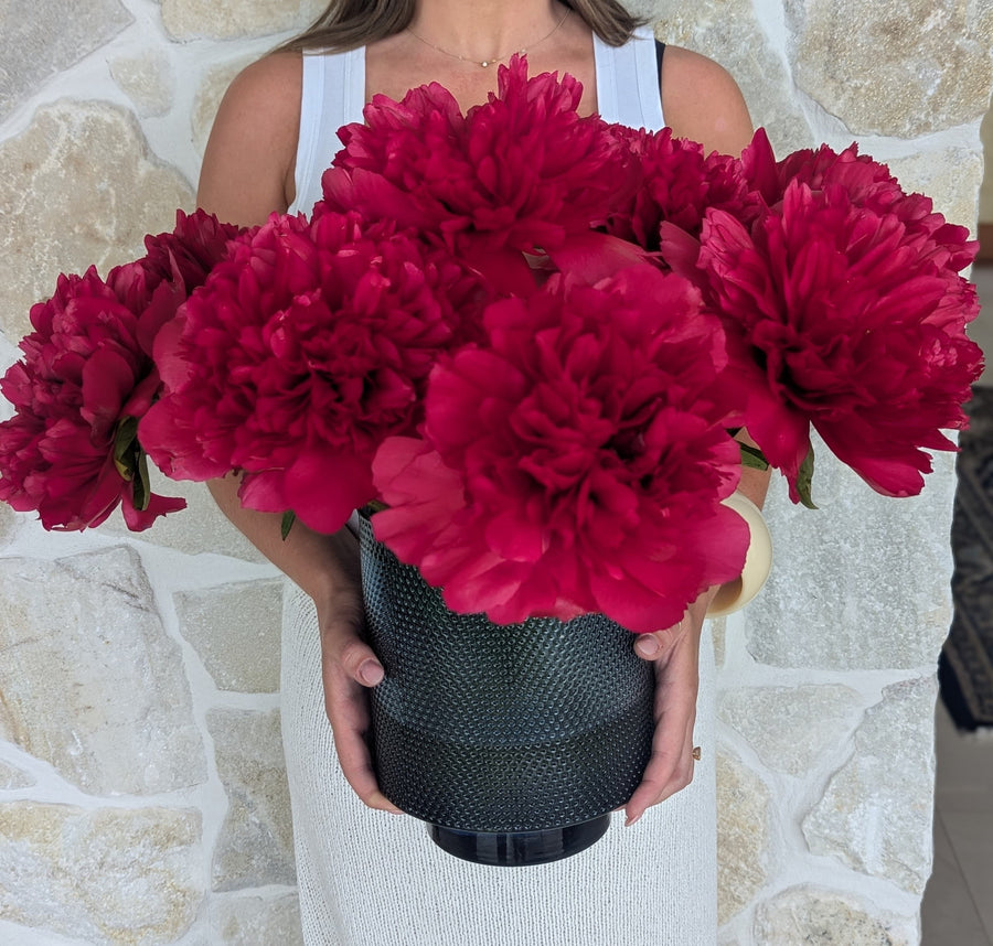 FARM FRESH PEONY ROSES - SINGLE BUNCH (5 STEMS)