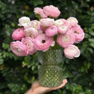 FARMGATE FLOWERS DIRECT VINTAGE INSPIRED CRYSTAL VASE