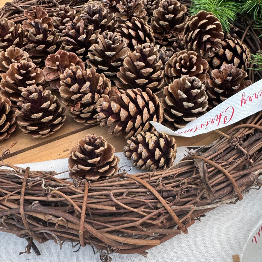 DIY NATURAL CHRISTMAS WREATH KIT