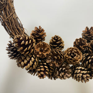 PINECONE WREATH 