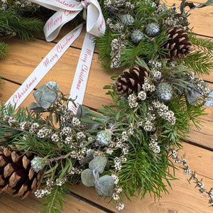 TASMANIAN GROWN AND GATHERED PINECONES IN A WREATH FARMGATE FLOWERS DIRECT 